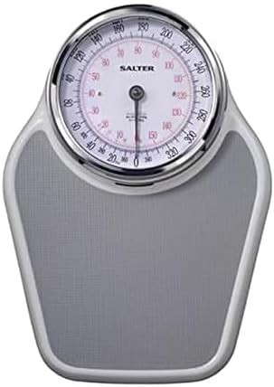 Salter academy analog bathroom scale with metal finish
