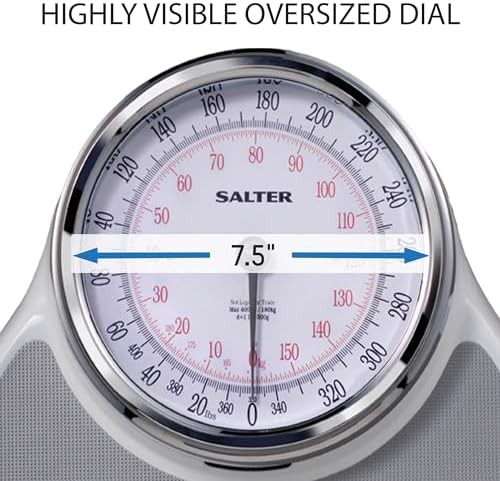 Salter academy analog bathroom scale with metal finish — photo 5