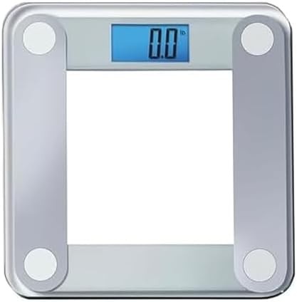 Digital weight tracking scale in grey