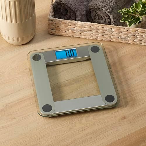 Digital weight tracking scale in grey — photo 5