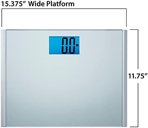 EatSmart precision plus digital bathroom scale silver — photo 4
