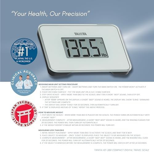 Pearl White Ultra Compact Travel Scale — photo 3