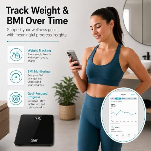 Vive bariatric smart body scale with 550 lb capacity — photo 3