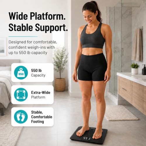 Vive bariatric smart body scale with 550 lb capacity — photo 5