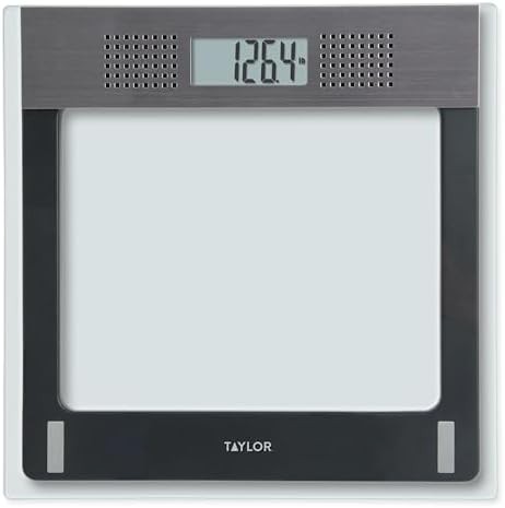 Gray Talking Digital Glass Weight Scale