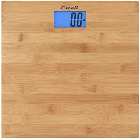 Bamboo digital electronic bathroom scale