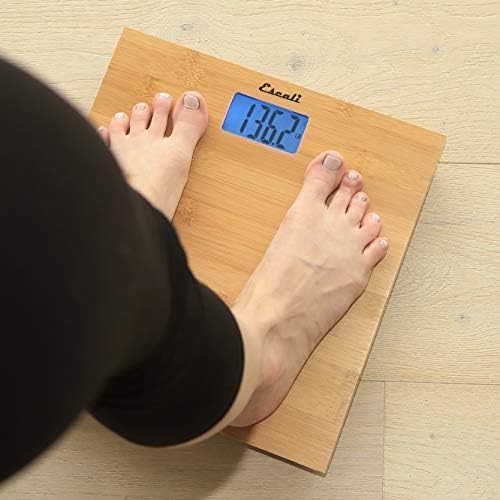 Bamboo digital electronic bathroom scale — photo 3