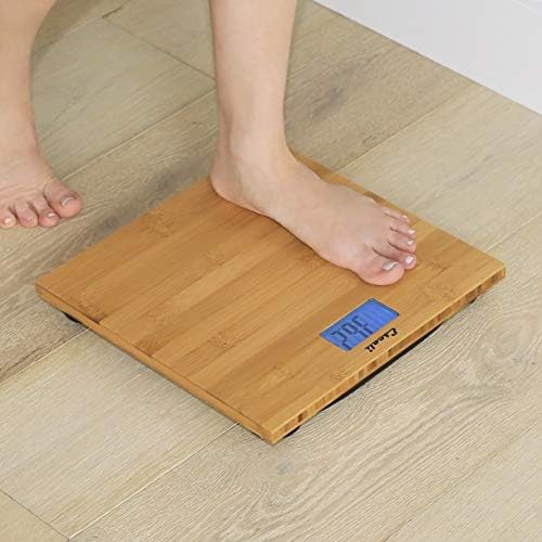 Bamboo digital electronic bathroom scale — photo 4
