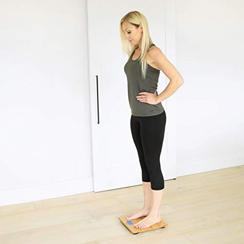Bamboo digital electronic bathroom scale — photo 5