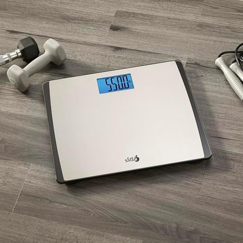 EatSmart large platform digital glass scale silver — photo 5