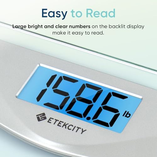 Tempered glass digital bathroom scale 400 lbs — photo 3
