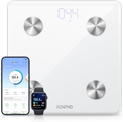 White Elis 1 smart Bluetooth scale