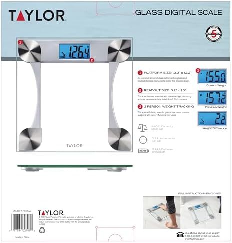 Digital tracking scale with blue backlit display — photo 5