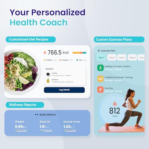 Bluetooth smart scale with body fat analysis 400 lbs — photo 4