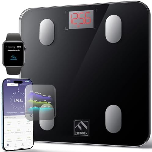 Black Smart Scale for Body Weight