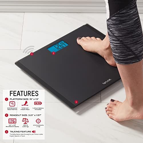 Taylor digital talking body scale with audio readout — photo 5