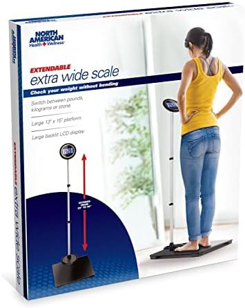 Digital scale with extendable display unit