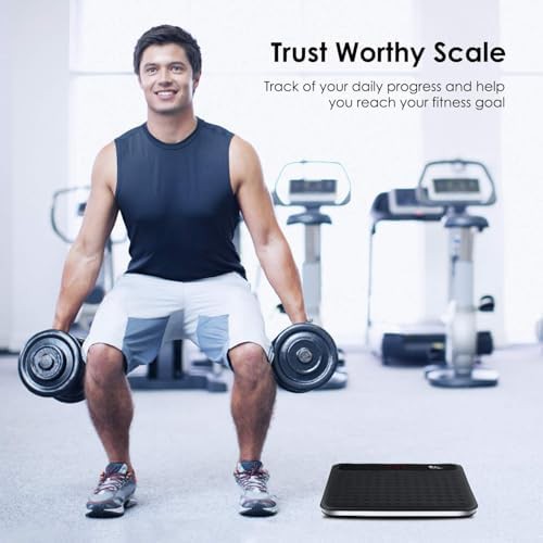 Black silicone non slip digital scale — photo 3