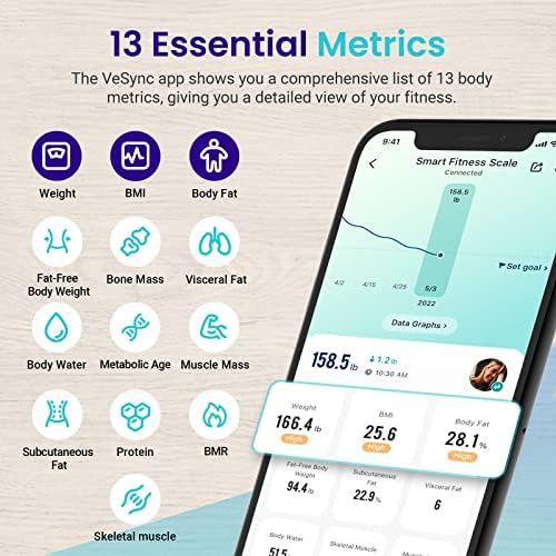 Rechargeable bluetooth bathroom scale for 400 pounds — photo 4