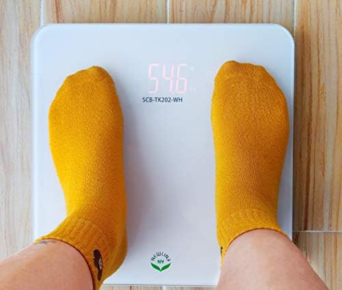 White Talking Digital Scale with Auto Step-On — photo 4