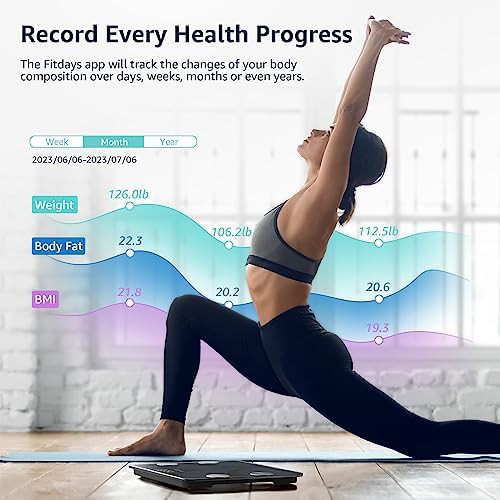 Posture digital bathroom smart scale black — photo 4