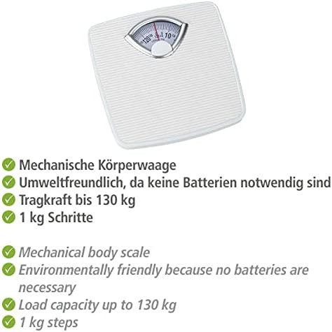 White Metal Analog Body Scale — photo 5