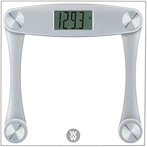 Digital glass scale with silver frame