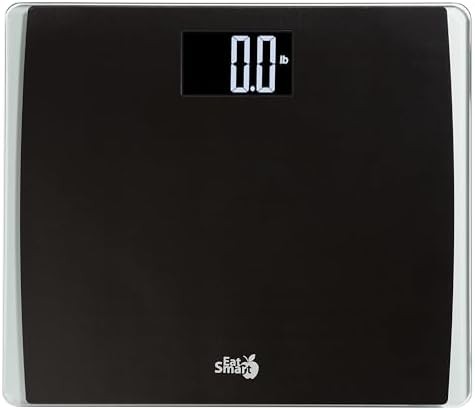 EatSmart extra wide digital body scale black