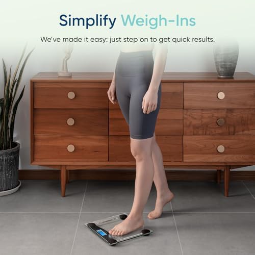 Tempered glass digital scale in black — photo 3