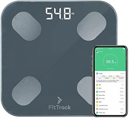 Dara smart bluetooth glass scale black