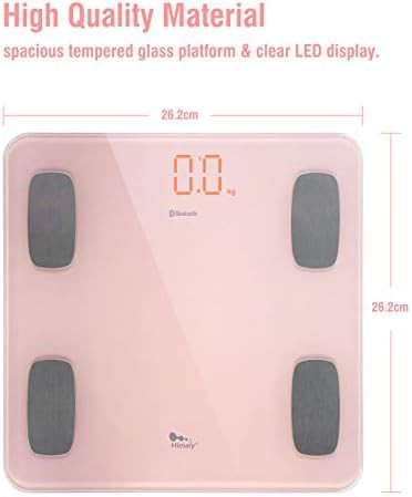 Pink Bluetooth smart body composition monitor — photo 4