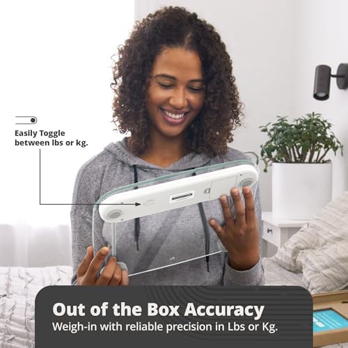 AccuCheck Clear Glass Digital Bathroom Scale — photo 3