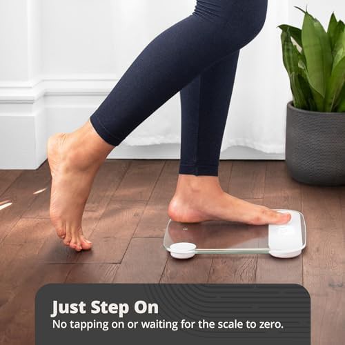 AccuCheck Clear Glass Digital Bathroom Scale — photo 4