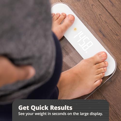 AccuCheck Clear Glass Digital Bathroom Scale — photo 5