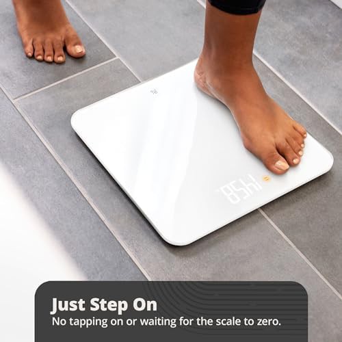 AccuCheck Digital White Bathroom Scale for Seniors — photo 4
