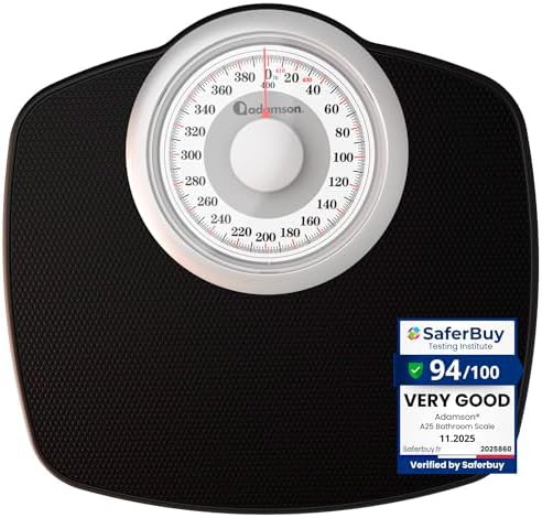 Black analog precision dial scale