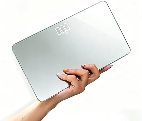 Rechargeable mini mirror travel scale