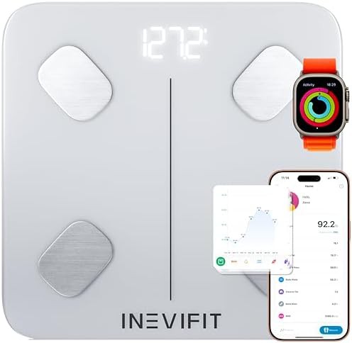 White Smart Body Composition Analyzer Scale