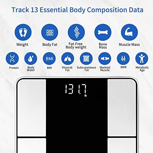 Black wireless body composition scale 400lb — photo 3