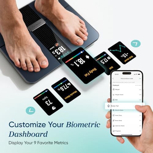 Smart Wi-Fi body fat scale in black — photo 5