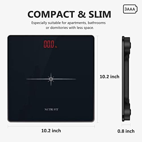 Digital scale for body weight with backlit display — photo 4