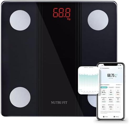 Digital bluetooth bathroom scale for body weight and bmi