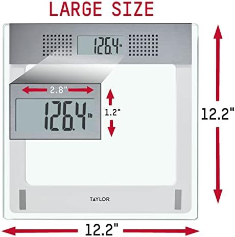 Taylor digital talking bathroom scale 5 languages — photo 4