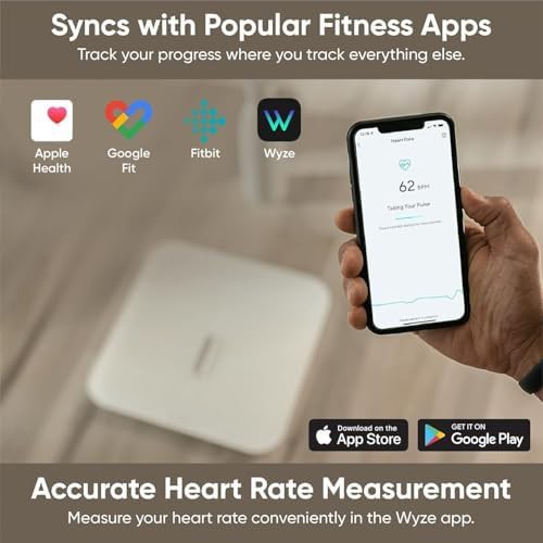 White digital smart scale for body weight — photo 5
