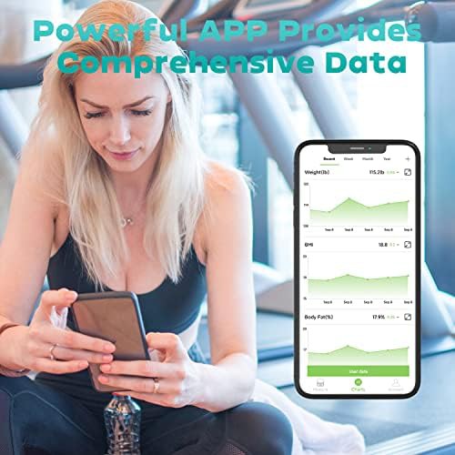 White Rechargeable Smart BMI Scale — photo 5