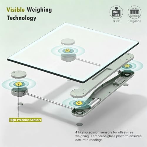 Digital bathroom scale for body weight precision weighing — photo 3