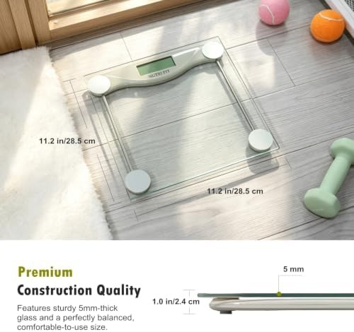 Digital bathroom scale for body weight precision weighing — photo 4
