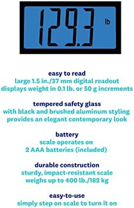 Digital tempered glass scale in black — photo 3