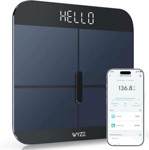 Smart Scale X Black Full Body Composition