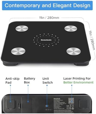 Black Smart Body Composition Monitor — photo 5